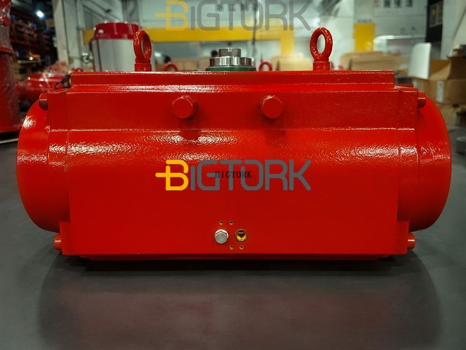 Single-acting Rack-and-pinion Pneumatic Actuator